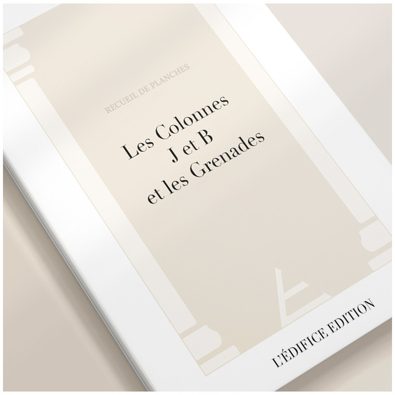 LES COLONNES J ET B ET LES GRENADES (R189-P) - RECUEIL PAPIER