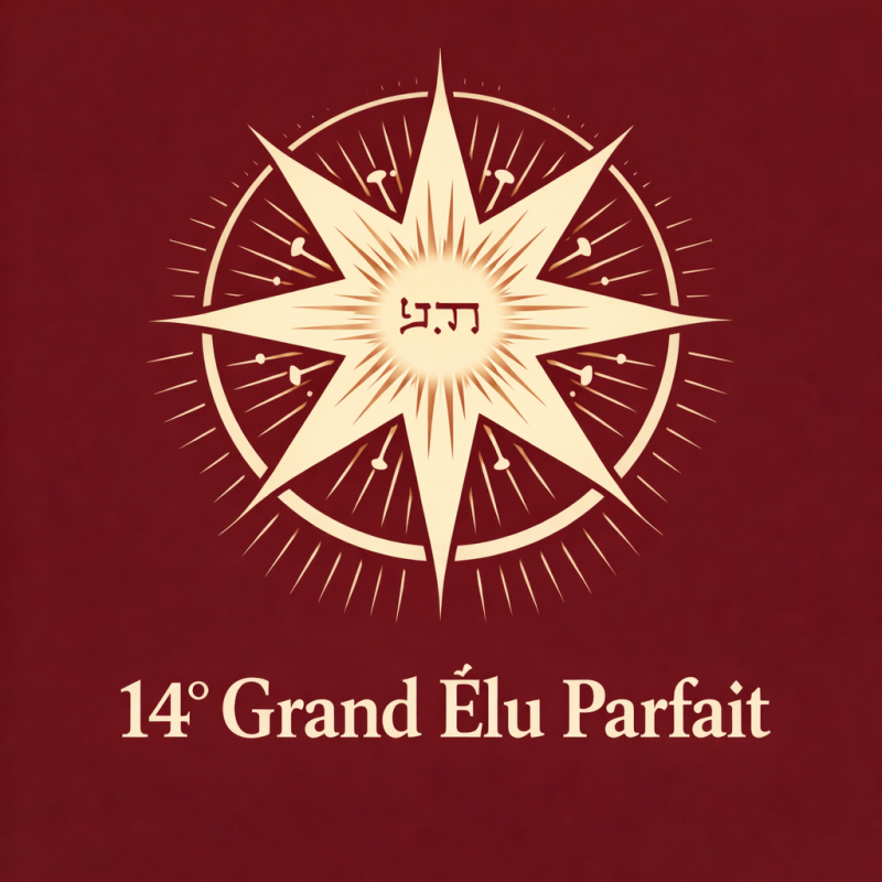 14° 	Grand Élu Parfait et Sublime maçon