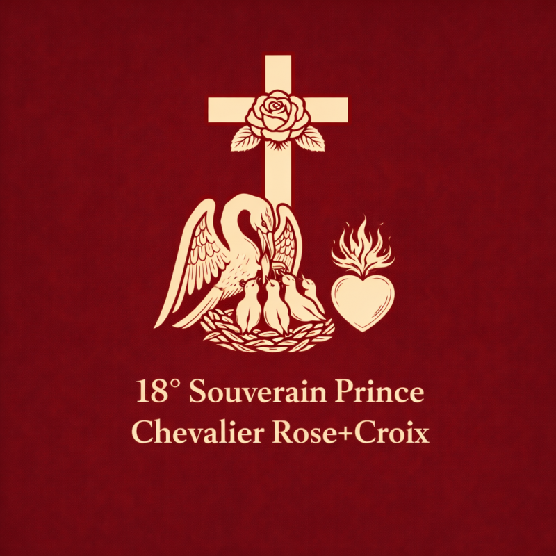 18° Souverain Prince Chevalier Rose + Croix